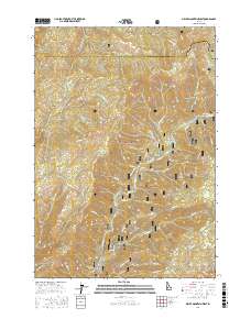 Miller Mountain West 2017 topographic map thumbnail