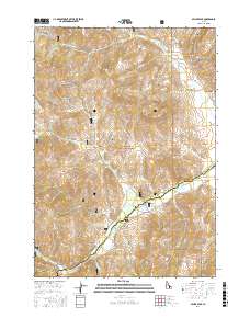 Miller Peak 2017 topographic map thumbnail