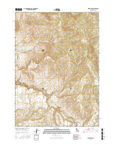 Miner Creek 2017 topographic map thumbnail