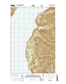 Minerva Peak 2017 topographic map thumbnail