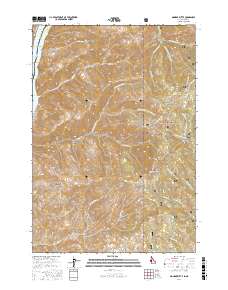 Monroe Butte 2017 topographic map thumbnail