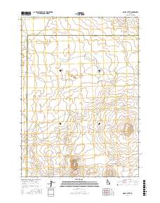 Mosby Butte 2017 topographic map thumbnail