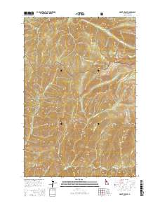 Mount George 2017 topographic map thumbnail