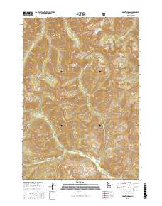 Mount Jordan 2017 topographic map thumbnail