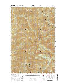 Mount Pend Oreille 2017 topographic map thumbnail
