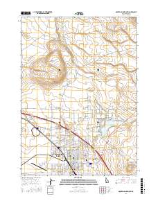 Mountain Home North 2017 topographic map thumbnail