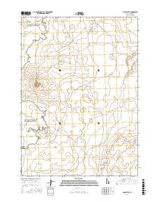 Mule Butte 2017 topographic map thumbnail