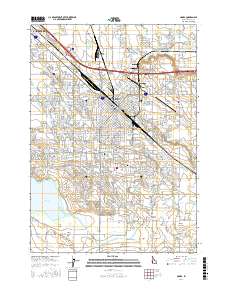 Nampa 2017 topographic map thumbnail