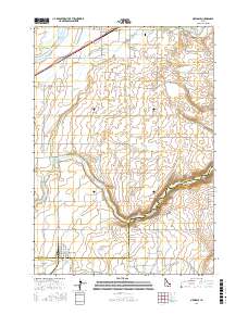 Newdale 2017 topographic map thumbnail