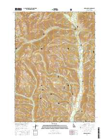 Newman Peak 2017 topographic map thumbnail