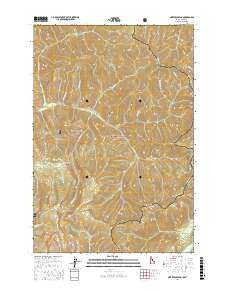 Nez Perce Peak 2017 topographic map thumbnail