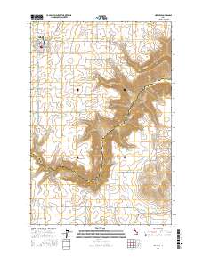 Nezperce 2017 topographic map thumbnail