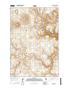 Nezperce SW 2017 topographic map thumbnail