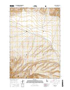 Nicholia 2017 topographic map thumbnail