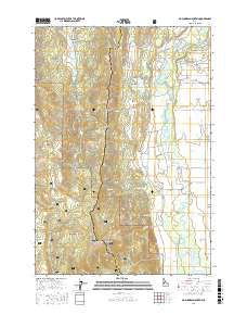No Business Mountain 2017 topographic map thumbnail