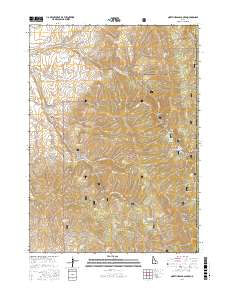 North Heglar Canyon 2017 topographic map thumbnail
