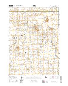 North Laidlaw Butte 2017 topographic map thumbnail