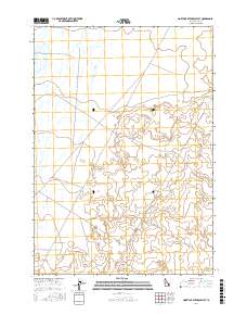 North of Ryegrass Flat 2017 topographic map thumbnail