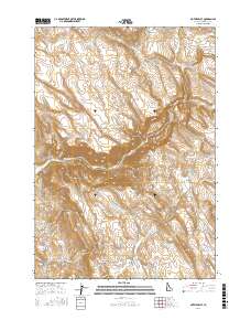 Nutmeg Flat 2017 topographic map thumbnail