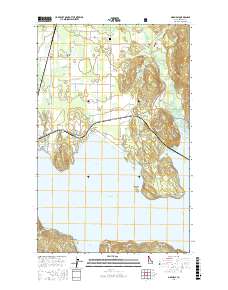 Oden Bay 2017 topographic map thumbnail