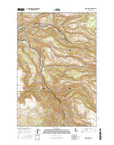 Orofino East 2017 topographic map thumbnail