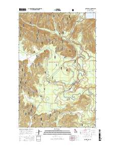 Outlet Bay 2017 topographic map thumbnail