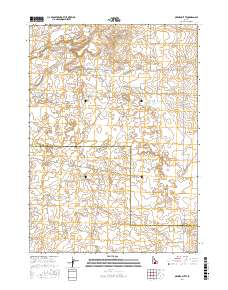 Owinza Butte 2017 topographic map thumbnail