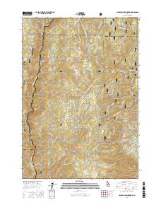 Packer John Mountain 2017 topographic map thumbnail