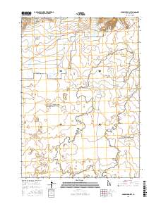 Paddelford Flat 2017 topographic map thumbnail