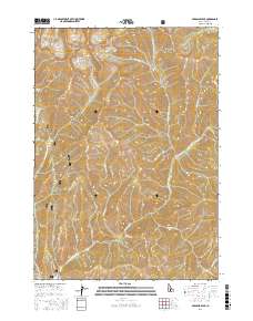 Paradise Peak 2017 topographic map thumbnail