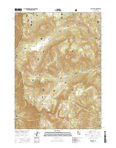 Paris Peak 2017 topographic map thumbnail