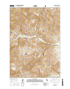 Pats Creek 2017 topographic map thumbnail