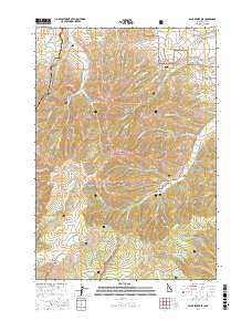 Paul Reservoir 2017 topographic map thumbnail