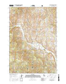 Peck Mountain 2017 topographic map thumbnail