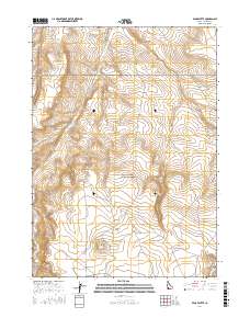 Pence Butte 2017 topographic map thumbnail