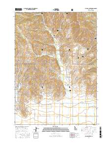 Phillips Creek 2017 topographic map thumbnail
