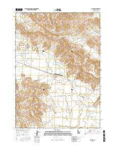 Picabo 2017 topographic map thumbnail