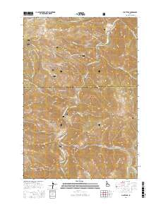 Pilot Peak 2017 topographic map thumbnail