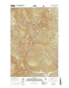 Pinchot Butte 2017 topographic map thumbnail