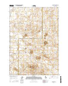 Pine Butte 2017 topographic map thumbnail