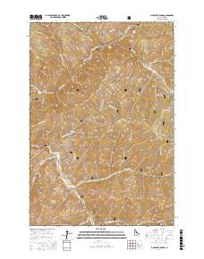 Pine Creek Rapids 2017 topographic map thumbnail