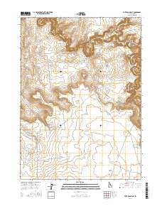 Piute Basin East 2017 topographic map thumbnail