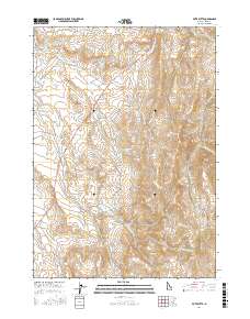 Piute Butte 2017 topographic map thumbnail