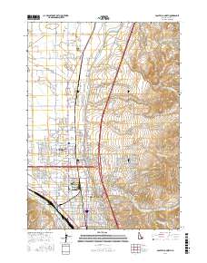 Pocatello North 2017 topographic map thumbnail