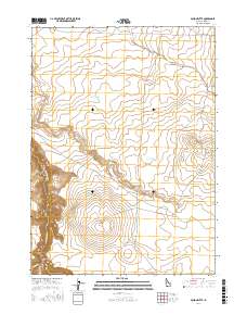 Poison Butte 2017 topographic map thumbnail