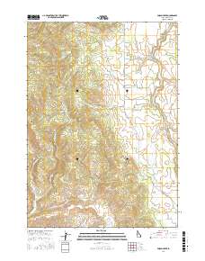 Poison Creek 2017 topographic map thumbnail