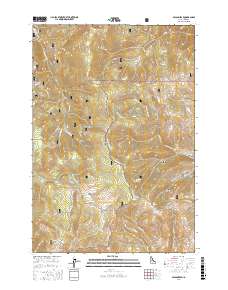 Poison Peak 2017 topographic map thumbnail