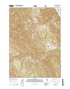 Poker Peak 2017 topographic map thumbnail