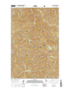 Polaris Peak 2017 topographic map thumbnail