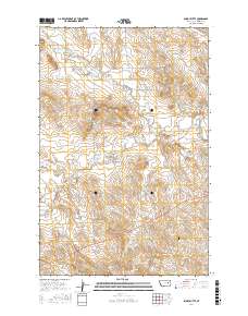 Smoky Butte 2017 topographic map thumbnail